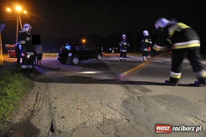 Zdjęcie w galerii na portalu naszraciborz.pl: Zderzenie opla i nissana w Rzuchowie wiadomości z regionu