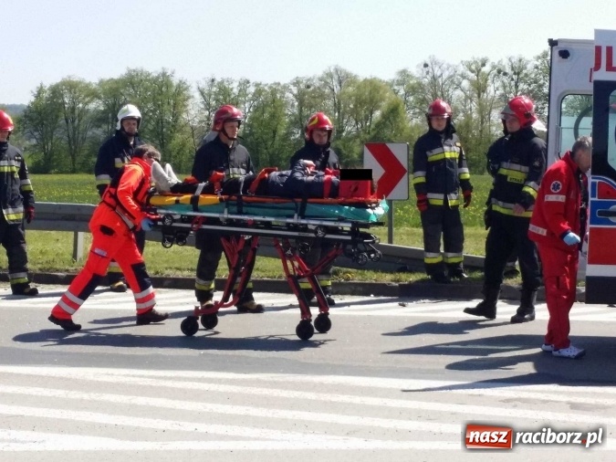Zdjęcie w galerii na portalu naszraciborz.pl: Poważny uraz poszkodowanego w wypadku na Piaskowej  wiadomości z regionu