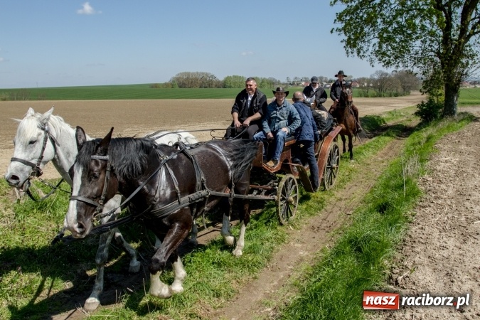 Zdjęcie w galerii na portalu naszraciborz.pl: Przez pola i łąki - korowód na Konnej Majówce w Kornicach wiadomości z regionu