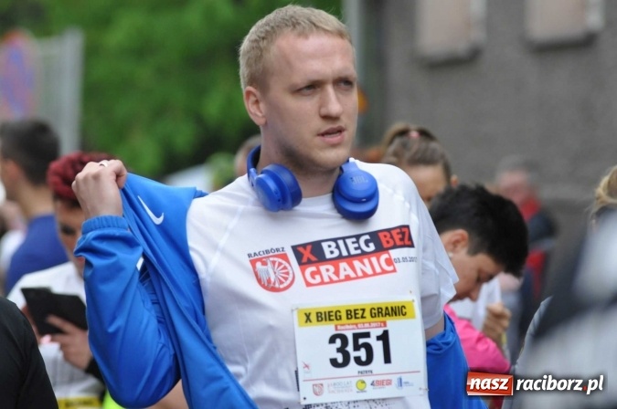Zdjęcie w galerii na portalu naszraciborz.pl: Rekordowy X Bieg bez granic w Raciborzu. Wygrał Ukrainiec Sergii Rybak wiadomości z regionu