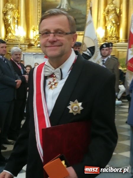 Zdjęcie w galerii na portalu naszraciborz.pl: Zbigniew Woźniak odznaczony Orderem św. Stanisława I klasy wiadomości z regionu