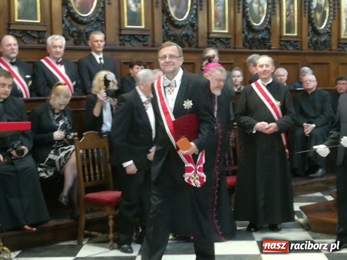 Zdjęcie w galerii na portalu naszraciborz.pl: Zbigniew Woźniak odznaczony Orderem św. Stanisława I klasy wiadomości z regionu