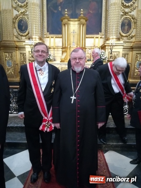 Zdjęcie w galerii na portalu naszraciborz.pl: Zbigniew Woźniak odznaczony Orderem św. Stanisława I klasy wiadomości z regionu