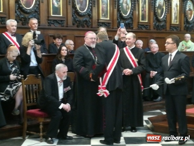 Zdjęcie w galerii na portalu naszraciborz.pl: Zbigniew Woźniak odznaczony Orderem św. Stanisława I klasy wiadomości z regionu