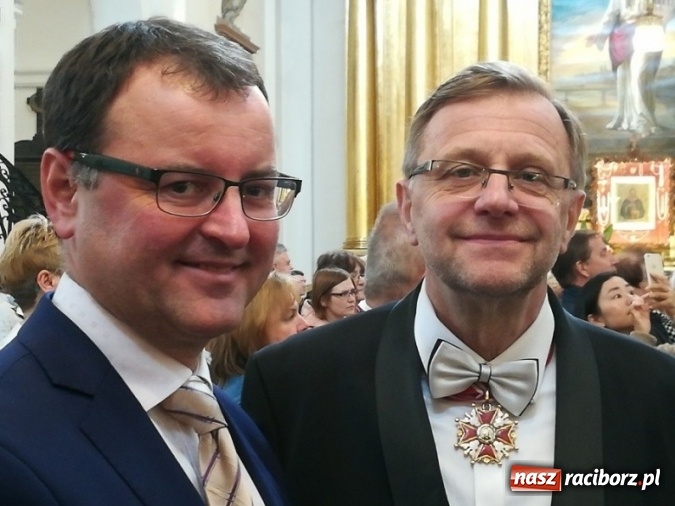 Zdjęcie w galerii na portalu naszraciborz.pl: Zbigniew Woźniak odznaczony Orderem św. Stanisława I klasy wiadomości z regionu