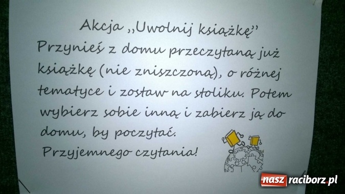 Zdjęcie w galerii na portalu naszraciborz.pl: Bookcrossing w Szkole Podstawowej nr 4  wiadomości z regionu