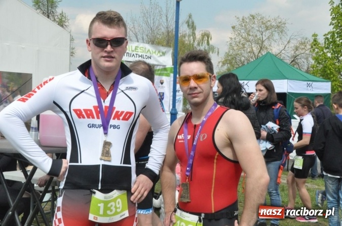 Zdjęcie w galerii na portalu naszraciborz.pl: Przedstawiciele Rafako S.A. na Silesiaman Triathlon  wiadomości z regionu