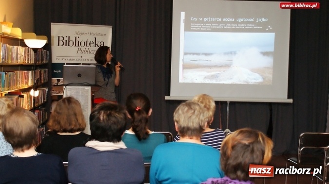 Zdjęcie w galerii na portalu naszraciborz.pl: Tydzień Bibliotek: Marzena Filipczak o sposobach na tanie podróżowanie w zasięgu ręki  wiadomości z regionu