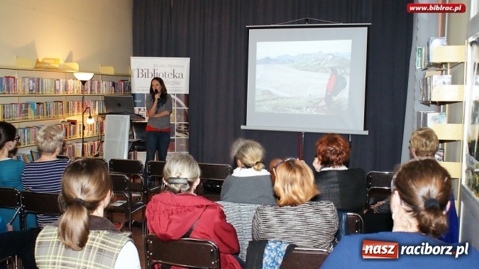 Zdjęcie w galerii na portalu naszraciborz.pl: Tydzień Bibliotek: Marzena Filipczak o sposobach na tanie podróżowanie w zasięgu ręki  wiadomości z regionu