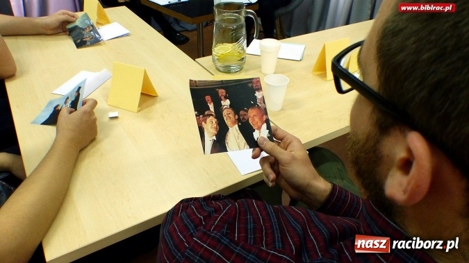 Zdjęcie w galerii na portalu naszraciborz.pl: Wielka gra w bibliotece: Ziemia obiecana – książka kontra film wiadomości z regionu