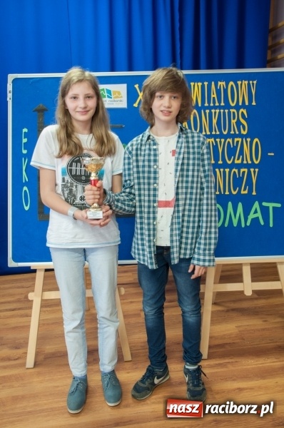 Zdjęcie w galerii na portalu naszraciborz.pl: Trzynasty Ekomat dla trzynastki. W SP 18 odbył się powiatowy konkurs matematyczno-przyrodniczy wiadomości z regionu