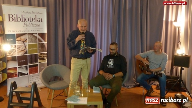 Zdjęcie w galerii na portalu naszraciborz.pl: Wydmuszka – wieczór autorski Henryka Cierniaka w raciborskiej bibliotece  wiadomości z regionu