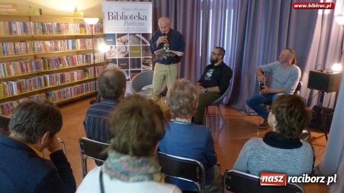 Zdjęcie w galerii na portalu naszraciborz.pl: Wydmuszka – wieczór autorski Henryka Cierniaka w raciborskiej bibliotece  wiadomości z regionu