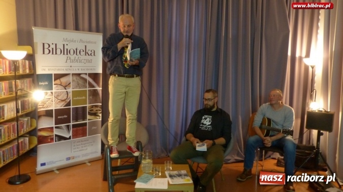 Zdjęcie w galerii na portalu naszraciborz.pl: Wydmuszka – wieczór autorski Henryka Cierniaka w raciborskiej bibliotece  wiadomości z regionu