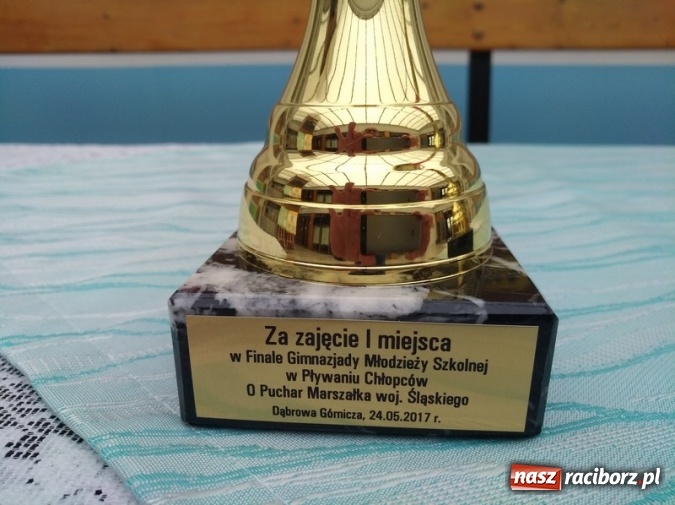 Zdjęcie w galerii na portalu naszraciborz.pl: Pływanie. Historyczny sukces gimnazjalistów  wiadomości z regionu