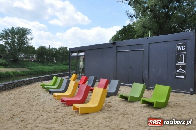 Zdjęcie w galerii na portalu naszraciborz.pl: Kafeteria na plaży w Raciborzu - już od soboty wiadomości z regionu