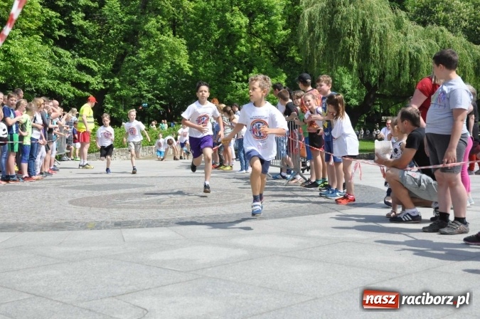 Zdjęcie w galerii na portalu naszraciborz.pl: Pół tysiąca dzieci i młodzieży na XI Biegu Profilaktycznym w parku im. Miasta Roth wiadomości z regionu