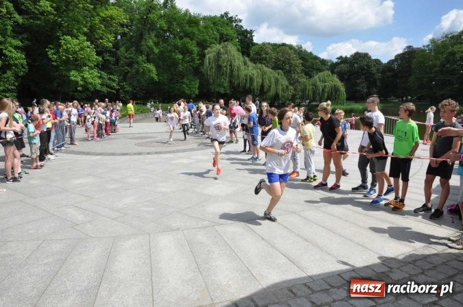 Zdjęcie w galerii na portalu naszraciborz.pl: Pół tysiąca dzieci i młodzieży na XI Biegu Profilaktycznym w parku im. Miasta Roth wiadomości z regionu