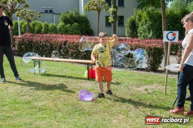 Zdjęcie w galerii na portalu naszraciborz.pl: Rodzinna Olimpiada z okazji Dnia Dziecka. Pracownicy SGL Carbon na pikniku w Aquabrax Szymocice wiadomości z regionu