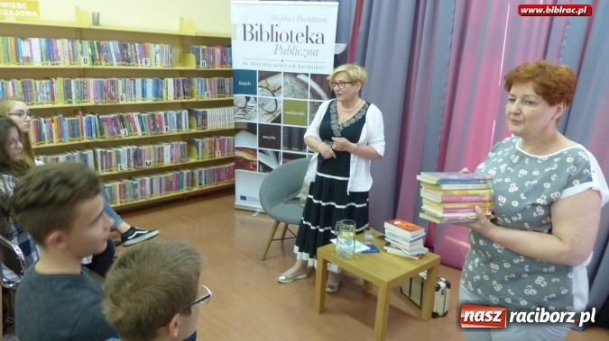 Zdjęcie w galerii na portalu naszraciborz.pl: Marta Fox spotkała się z raciborskimi gimnazjalistami wiadomości z regionu