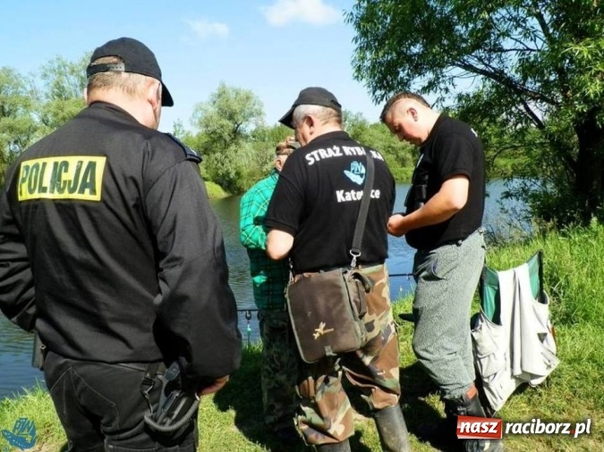 Zdjęcie w galerii na portalu naszraciborz.pl: Wspólny patrol Społecznej Straży Rybackiej i raciborskich policjantów  wiadomości z regionu