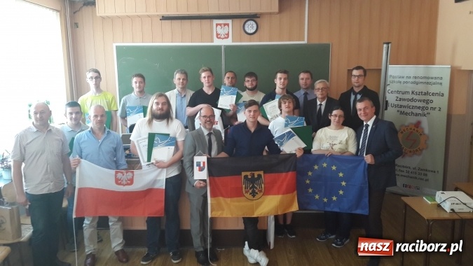 Zdjęcie w galerii na portalu naszraciborz.pl: Młodzi Niemcy z Moguncji zakończyli praktykę w Raciborzu  wiadomości z regionu