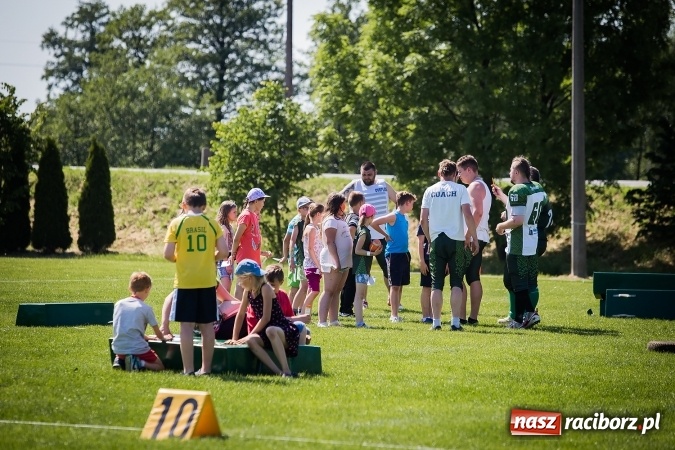 Zdjęcie w galerii na portalu naszraciborz.pl: Dzień Dziecka z Raptors Racibórz w Samborowicach wiadomości z regionu