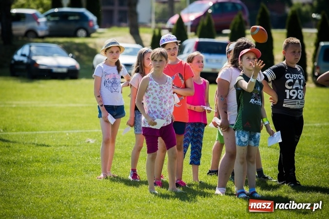 Zdjęcie w galerii na portalu naszraciborz.pl: Dzień Dziecka z Raptors Racibórz w Samborowicach wiadomości z regionu