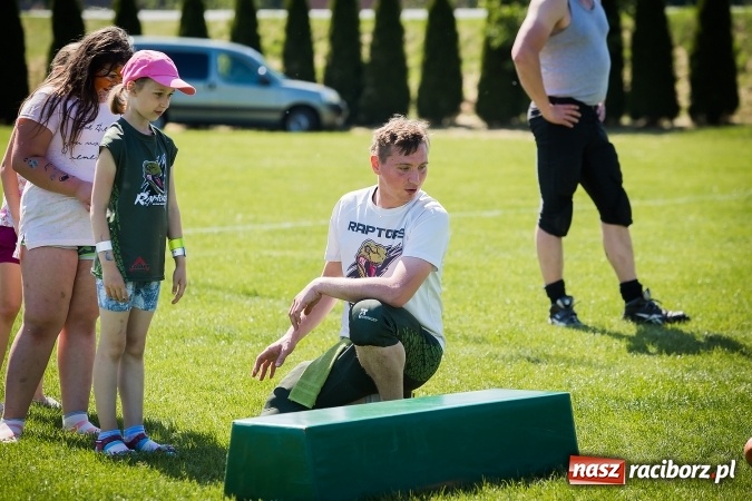 Zdjęcie w galerii na portalu naszraciborz.pl: Dzień Dziecka z Raptors Racibórz w Samborowicach wiadomości z regionu
