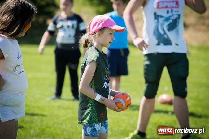 Zdjęcie w galerii na portalu naszraciborz.pl: Dzień Dziecka z Raptors Racibórz w Samborowicach wiadomości z regionu