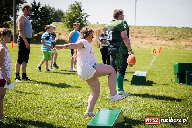 Zdjęcie w galerii na portalu naszraciborz.pl: Dzień Dziecka z Raptors Racibórz w Samborowicach wiadomości z regionu