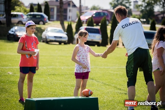 Zdjęcie w galerii na portalu naszraciborz.pl: Dzień Dziecka z Raptors Racibórz w Samborowicach wiadomości z regionu