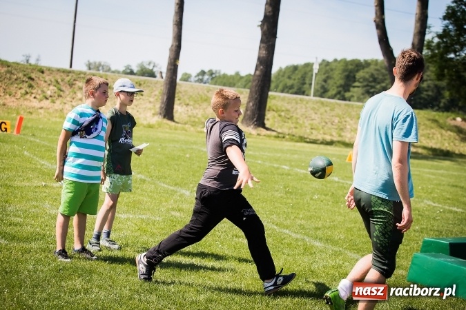 Zdjęcie w galerii na portalu naszraciborz.pl: Dzień Dziecka z Raptors Racibórz w Samborowicach wiadomości z regionu