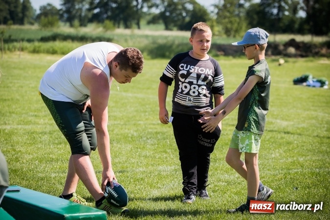 Zdjęcie w galerii na portalu naszraciborz.pl: Dzień Dziecka z Raptors Racibórz w Samborowicach wiadomości z regionu