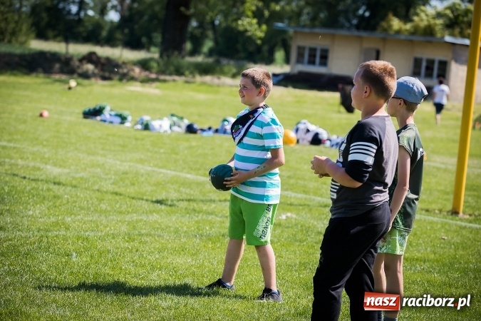 Zdjęcie w galerii na portalu naszraciborz.pl: Dzień Dziecka z Raptors Racibórz w Samborowicach wiadomości z regionu