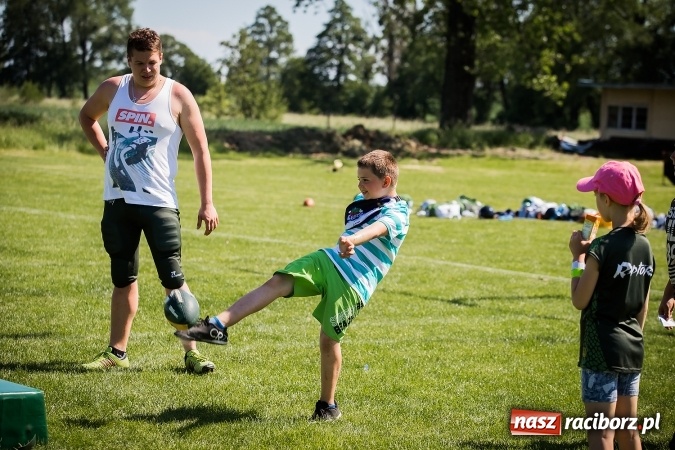 Zdjęcie w galerii na portalu naszraciborz.pl: Dzień Dziecka z Raptors Racibórz w Samborowicach wiadomości z regionu