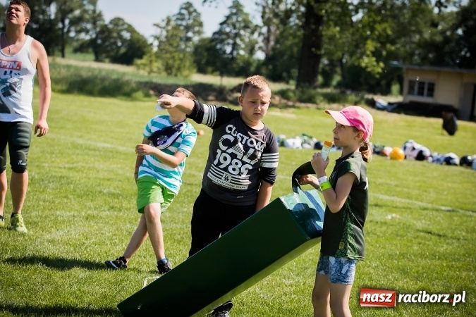 Zdjęcie w galerii na portalu naszraciborz.pl: Dzień Dziecka z Raptors Racibórz w Samborowicach wiadomości z regionu
