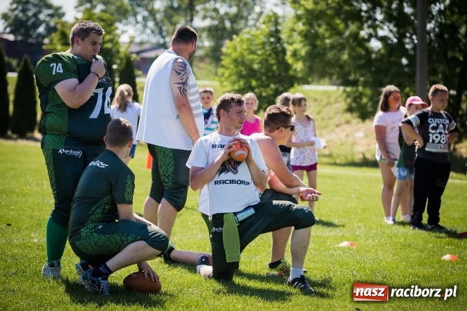 Zdjęcie w galerii na portalu naszraciborz.pl: Dzień Dziecka z Raptors Racibórz w Samborowicach wiadomości z regionu