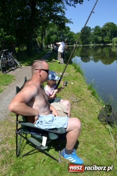 Zdjęcie w galerii na portalu naszraciborz.pl: Wędkarski Dzień Dziecka na Trzecioku wiadomości z regionu