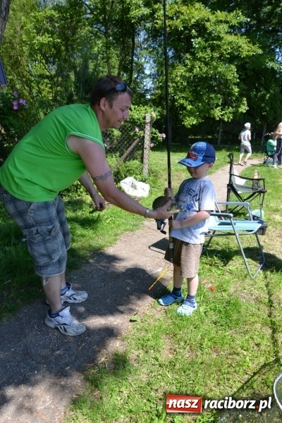 Zdjęcie w galerii na portalu naszraciborz.pl: Wędkarski Dzień Dziecka na Trzecioku wiadomości z regionu