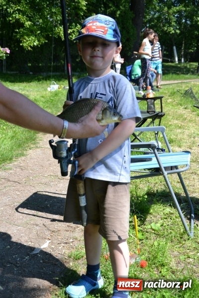 Zdjęcie w galerii na portalu naszraciborz.pl: Wędkarski Dzień Dziecka na Trzecioku wiadomości z regionu