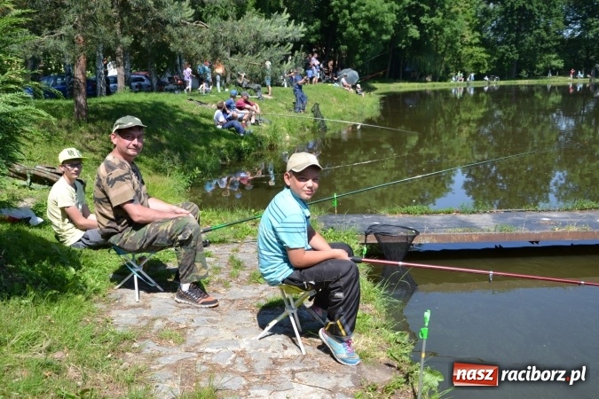 Zdjęcie w galerii na portalu naszraciborz.pl: Wędkarski Dzień Dziecka na Trzecioku wiadomości z regionu