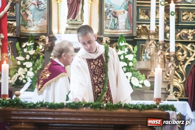 Zdjęcie w galerii na portalu naszraciborz.pl: Parafia WNMP dała Kościołowi nowego kapłana. Prymicje ks. Patryka Wramby  wiadomości z regionu