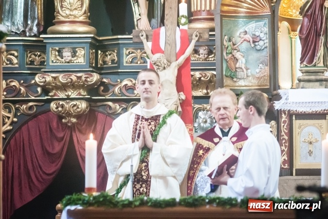 Zdjęcie w galerii na portalu naszraciborz.pl: Parafia WNMP dała Kościołowi nowego kapłana. Prymicje ks. Patryka Wramby  wiadomości z regionu