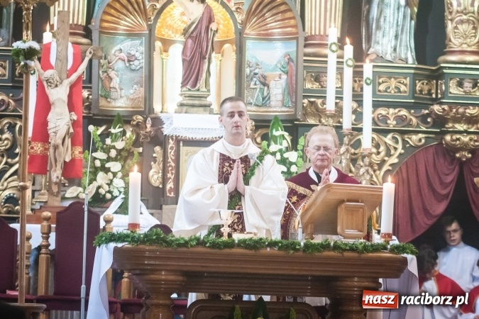 Zdjęcie w galerii na portalu naszraciborz.pl: Parafia WNMP dała Kościołowi nowego kapłana. Prymicje ks. Patryka Wramby  wiadomości z regionu