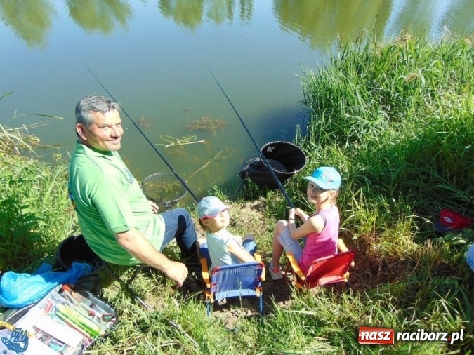 Zdjęcie w galerii na portalu naszraciborz.pl: Wędkarski Dzień Dziecka Koła Racibórz Miasto  wiadomości z regionu