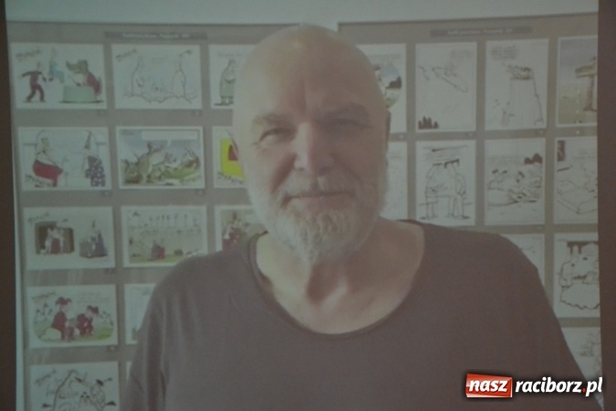 Zdjęcie w galerii na portalu naszraciborz.pl: Wernisaż wystawy rysunków Andrzeja Mleczki na Zamku Piastowskim wiadomości z regionu