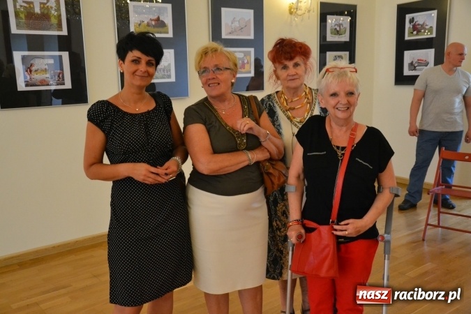 Zdjęcie w galerii na portalu naszraciborz.pl: Wernisaż wystawy rysunków Andrzeja Mleczki na Zamku Piastowskim wiadomości z regionu