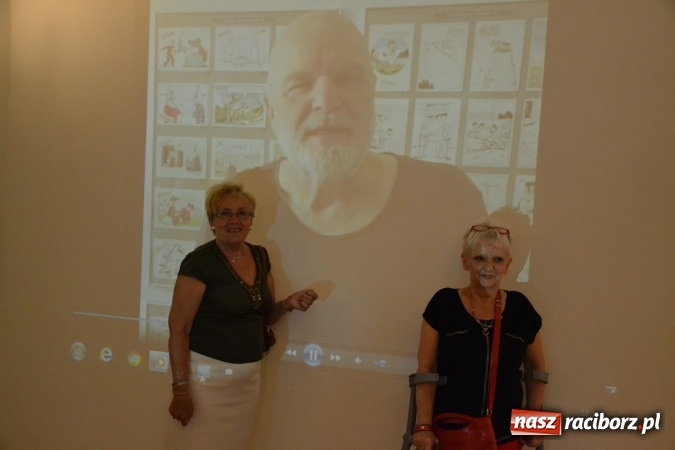 Zdjęcie w galerii na portalu naszraciborz.pl: Wernisaż wystawy rysunków Andrzeja Mleczki na Zamku Piastowskim wiadomości z regionu