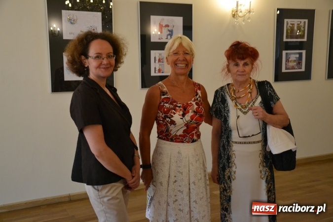 Zdjęcie w galerii na portalu naszraciborz.pl: Wernisaż wystawy rysunków Andrzeja Mleczki na Zamku Piastowskim wiadomości z regionu